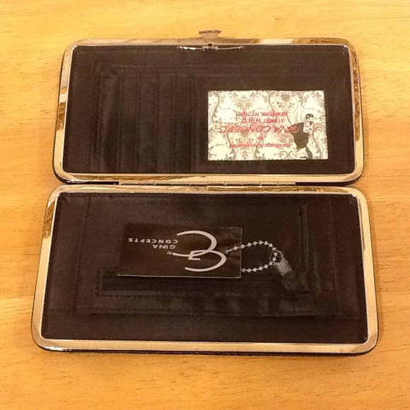 Gina Concepts Billfold black NWT - Picture 5 of 6